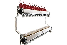 Коллекторный блок для теплого пола 1x3/4EU отв.-12 Gekon GK 72112