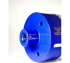 Коронка алмазная по керамограниту PRO 80 мм, M14 KEOS DC80M14