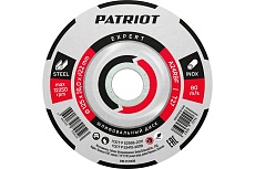 Диск абразивный шлифовальный EXPERT 125х6х22.23 мм, по металлу Patriot 816010109