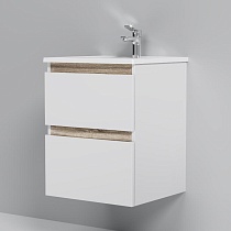 Тумба с раковиной Am.Pm X-Joy 50 см подвесная, белый глянец