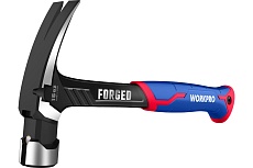 Молоток-гвоздодер WORKPRO 560г цельнометаллический WP241014