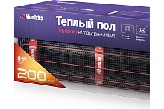 Электрический теплый пол Nunicho 1 м2, 200 Вт/м2 двужильный экранированный 1413401