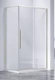 Душевой уголок Vincea Слим-Н (Slim-N) VSR-4SN9014CLBN 140x90 брашированный никель, стекло прозрачное