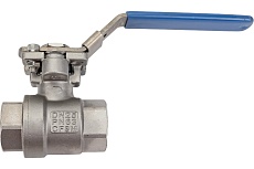 Кран DN.ru КШМП.316.230-ISO Ду25 Ру63 SS316 резьбовой с ISO фланцем D160-05353