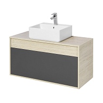 Мебель для ванной Акватон Лофт Урбан 100 см графит/дуб орегон
