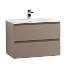 Тумба с раковиной BelBagno Kraft 60 см эмаль, Бежевый матовый