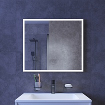 Зеркало Iddis Slide SLI8000i98 80x70 см с подсветкой, термообогревом, черный
