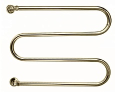 Полотенцесушитель водяной Margaroli Vento 402BN 60x51 никель