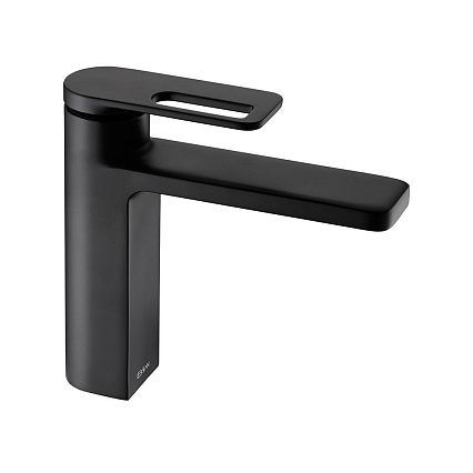 Смеситель для раковины Black&White Gravity GF-7103-MB черный матовый Смеситель для раковины Black&White Gravity GF-7103-MB черный матовый