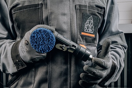 Диск быстросменный на винтовом креплении CD QD-R, D=75 мм, Blue Abraforce AFQDCDR7500BLU
