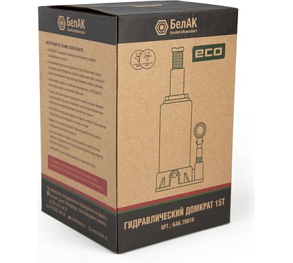 Гидравлический домкрат БелАК 15 т, ECO БАК.70019