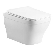 Подвесной унитаз SET Aquatek Амадео cm 2 в 1