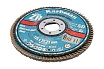 Круг лепестковый торцевой, прямой, цирконат 100% 125х22.2 мм, P-80 ABRAFORM AF-FLAP-FT-125-P80-ZR100