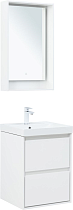 Мебель для ванной Aquanet Милан 50 см белый глянец