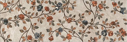 Декор Kerama Marazzi Гран-Виа цветы обрезной 30х89.5 см, VT\A26\13083R