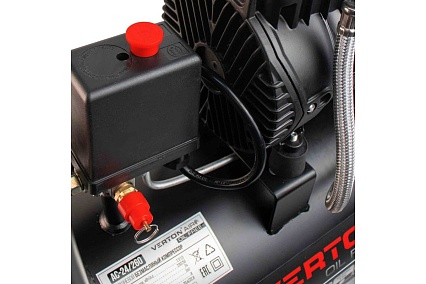Компрессор Verton air ac-24/260 230 В, 50 Гц, безмасляный, 260 л/м, 24л, 8б, 1,5 кВт, 2850 об/мин, рапид/быстросъем 01.13824.13923