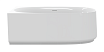 Акриловая ванна Cezares Lux CZR-LUX-CORNER-165-80-58-L 165x80 см белый, L