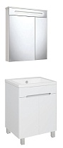 Мебель для ванной Руно Парма 60 см напольная, 2 дверцы, белый