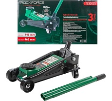 Домкрат гидравлический подкатной Rockforce 3т h=145-465мм RF-T830025/DS/(15469)