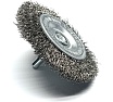 Щетка дисковая гофрированная Lessmann Д75x10, ROF 0.30 мм, хвостовик 6мм 410135