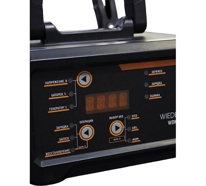 Пуско-зарядное устройство интеллектуальное Wiederkraft 300А, 12/24В WDK-Start320