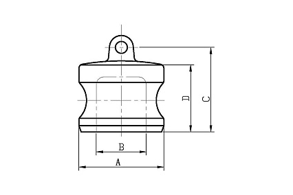 Алюминиевый камлок Гроссис тип DP 1" 0431466
