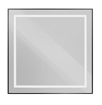 Зеркало BelBagno SPC-KRAFT-800-800-SENS-NERO 80x80 см сенсорный выключатель, черный
