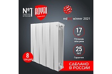 Радиатор Royal Thermo PianoForte 500 new/Bianco Traffico - 8 секц. НС-1176327
