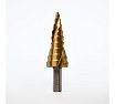 Сверло ступенчатое по металлу Advancetool 4-20 мм, HSS6542M2 (Р6М5) c TiN покрытием ADT-СМСТ0420Т