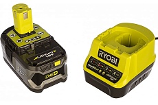 Набор Ryobi ONE+ RC18120-140 5133003360 аккумулятор (18 В; 4.0 A*ч; Li-Ion) и зарядное устройство RC18120