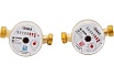 Комплект счетчиков для ХВС и ГВС GIBAX G-Water D15, полнопроходной, 1/2, 2 шт. WFWK2