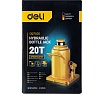 Домкрат бутылочный гидравлический 20т DQ71020 (высота подъема 240-460мм) Deli 130447