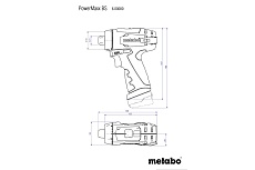 Аккумуляторный винтоверт Metabo PowerMaxx BS Basic + карманный фонарь TLA + 15 бит 600080930