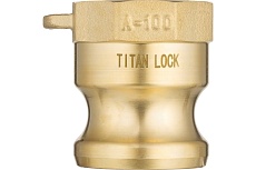 Камлок TITAN LOCK тип A ниппель, латунь, внутр. резьба BSP 2 1/2&quot;, TL250ABR