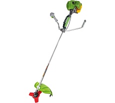 Коса бензиновая двухтактная PROCRAFT 52см3, 1,9 л.с., леска, 2 диска, нож, неразборный вал, быстросъемная, электростарт T4200FT