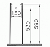 Пьедестал для раковины VitrA Zentrum 6936B003-7035