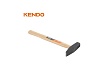 Молоток слесарный с деревянной рукояткой KENDO 300 гр 25213