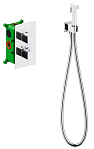 Смеситель Timo Petruma 5089/00SM с гигиеническим душем, термостатом, хром