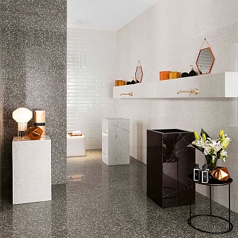 Керамогранит Atlas Concorde Marvel Gems Terrazzo Grey 60x60 см, ATW6