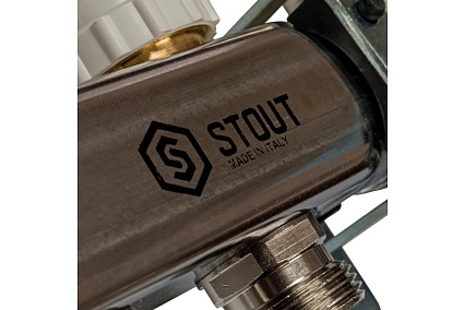 Коллектор из нержавеющей стали в сборе с расходомерами STOUT 5 выходов SMS 0907 000005 RG008P0RN7HR5L