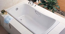 Чугунная ванна Jacob Delafon Bliss 170x75, с антискользящим покрытием