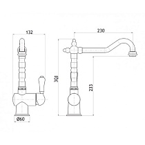 Смеситель для кухни M&Z Desy DSy11400