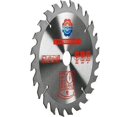Диск пильный по дереву 160x20/16 мм, 24Z TGS TORGWIN S42885