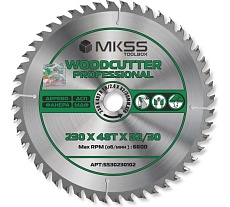 Диск пильный по дереву MKSS Toolbox Woodcutter Professional SS3023 230x48Тх1.6/2.4x32/30 мм SS30230102