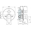 Душевой набор Ideal Standard Ceraflex BC447AA 4 в 1