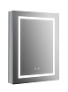Зеркальный шкаф Aquatek 60x80 см с подсветкой, антипар, хром AQ7604-MLC