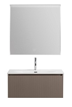 Мебель для ванной BelBagno Uno 80 см 1 ящик, Бежевый матовый