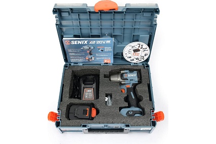 Ударный аккумуляторный гайковерт SENIX PDWX2-M7-EU SET