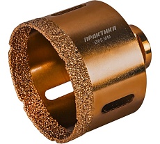 Коронка алмазная универсальная (68 мм; М14) для УШМ Практика 641-077