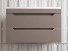 Тумба с раковиной Style Line Остин 80 см тауп темный